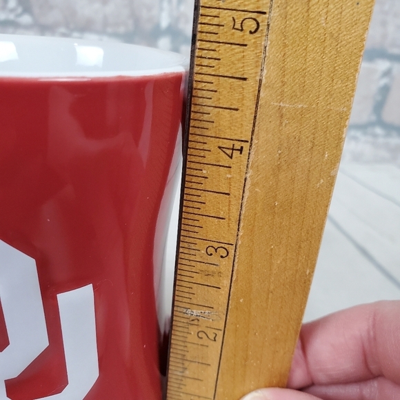 2/$25 Oklahoma Sooners 15oz Relief Coffee Mug - Picture 8 of 8